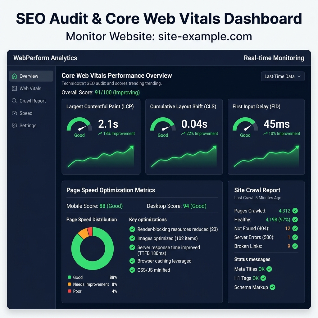 Technical SEO Core Web Vitals Optimization